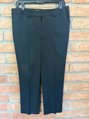 Express Black Editor cropped pants